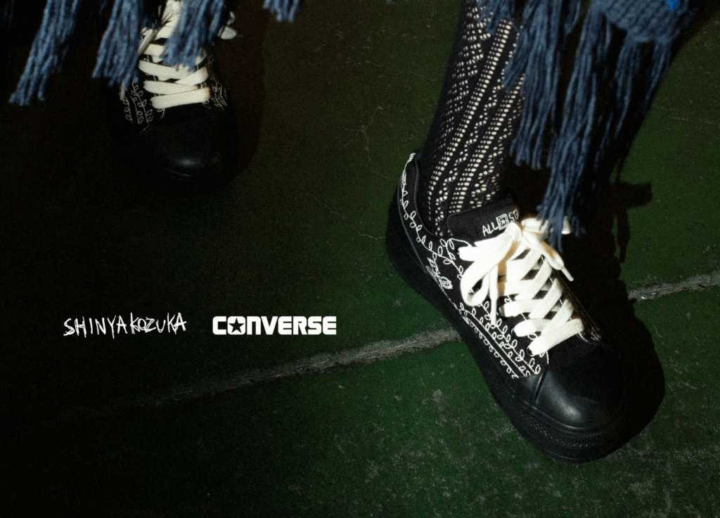 SHINYAKOZUKA/PICTURESQUE ANTIQUE SNEAKER WITH CONVERSE