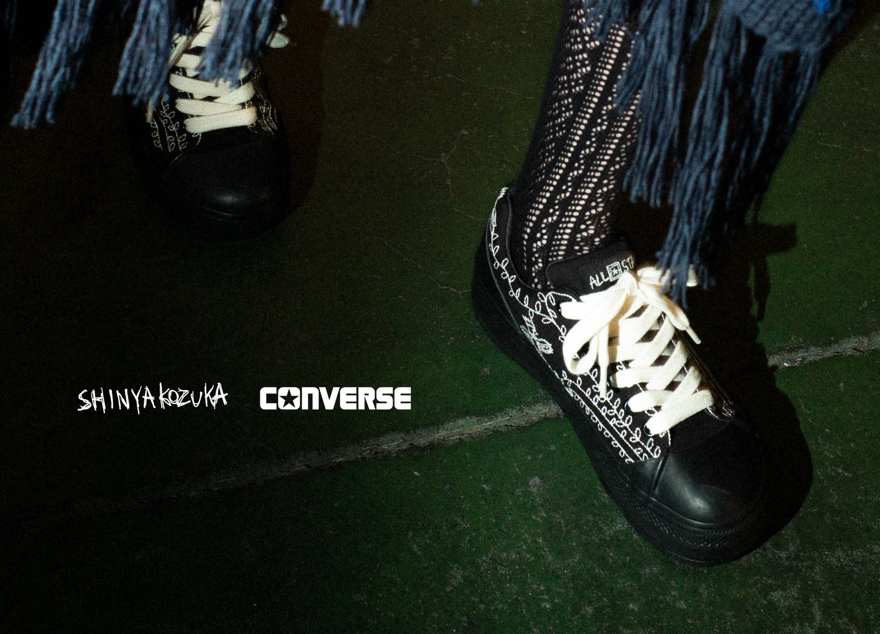 SHINYAKOZUKA/PICTURESQUE ANTIQUE SNEAKER WITH CONVERSE – concrete